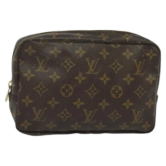 LOUIS VUITTON Monogram Trousse Toilette 23 Clutch Bag M47524 LV Auth 127956 - Picture 1 of 16